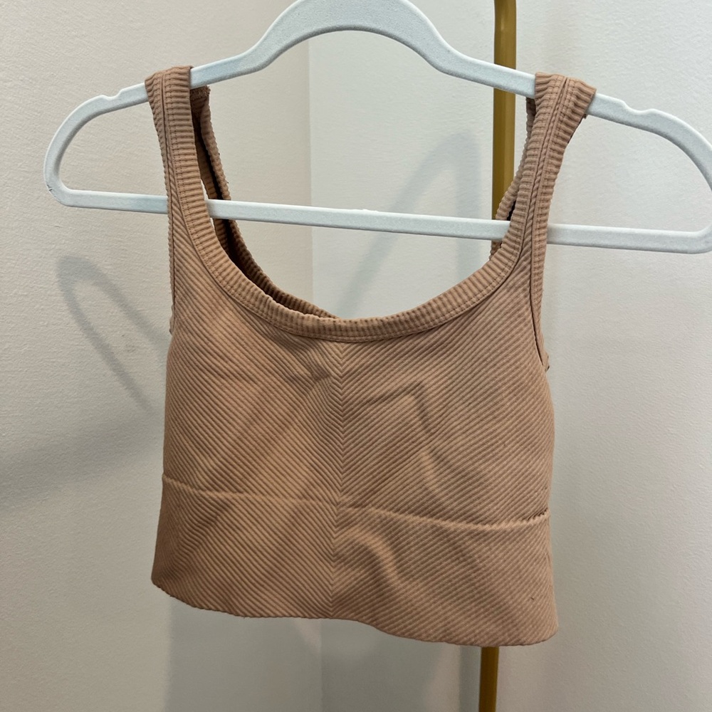 Brown tank top!